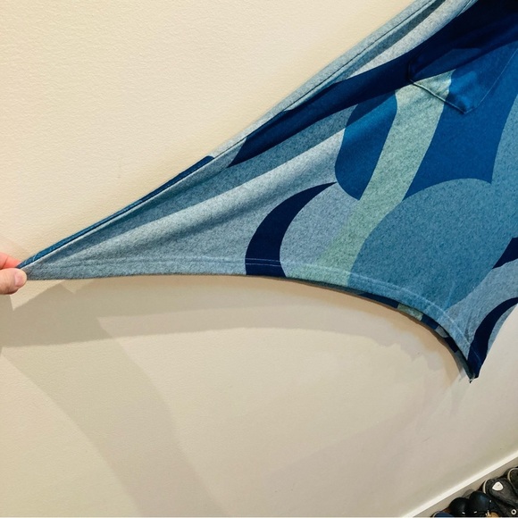 PAPA VANCOUVER Sz XL Asymmetrical Handkerchief Hem Line Patch  Pockets Tunic NEW - Picture 2 of 9